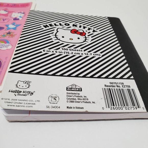 Sanrio Hello Kitty Composition Mini book and Stickers Read Description - Picture 5 of 6